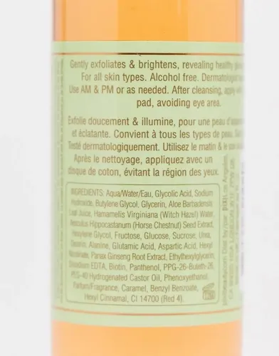 Ácido glicólico tónico Pixi Glow 5% 100 ml – Original