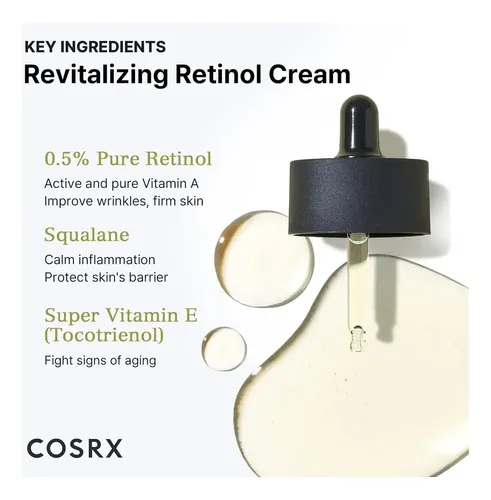 Aceite Y Retinol Al 0,5%: Suero Facial Para El Cuidado Y