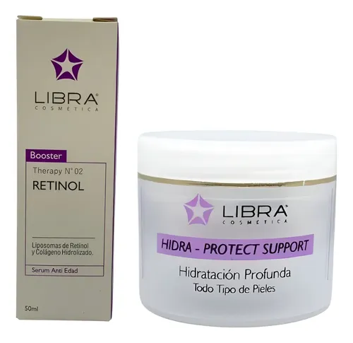 Libra Serum Retinol 50ml + Crema Hidratante 50g Facial