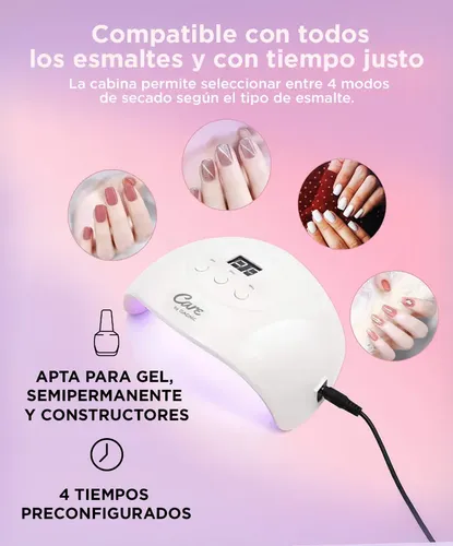 Cabina Para Uñas Gadnic Sun X Uv Led Uso Profesional