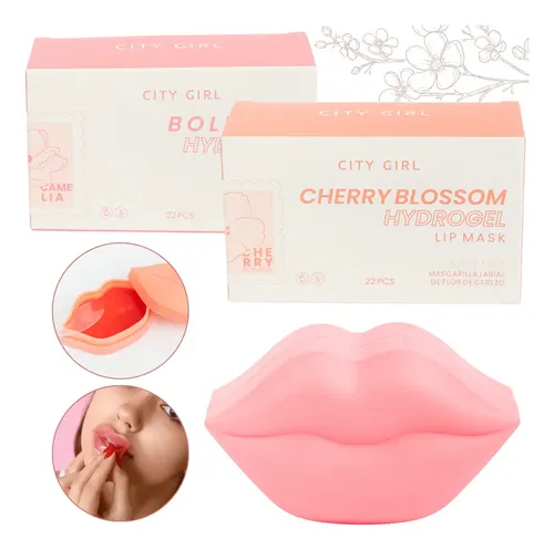 Mascarilla Hidrogel Labios Parches Hidratantes City Girl Todo Tipo Piel