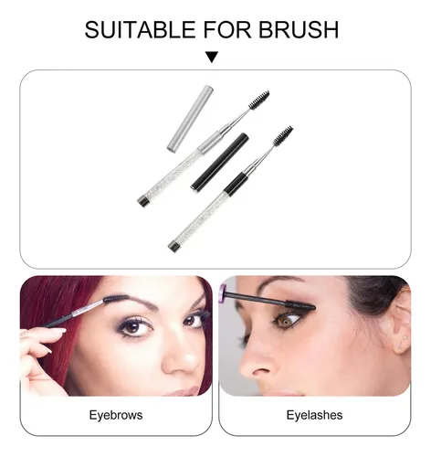 Set De 2 Brochas De Maquillaje Para Pestañas Y Máscara