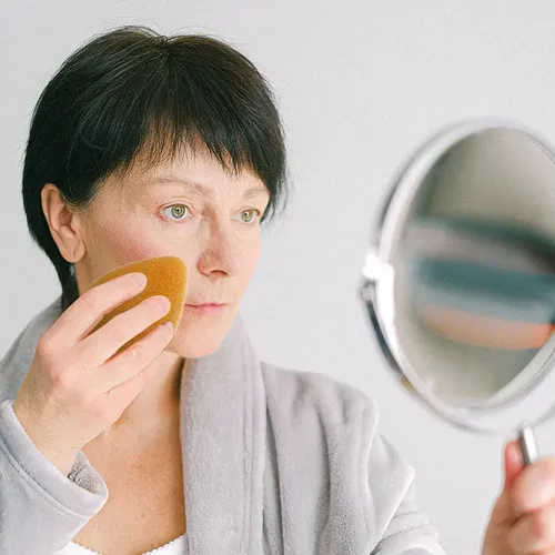 Esponja Limpiadora Facial, Esponja Limpiadora Y Exfoliante,