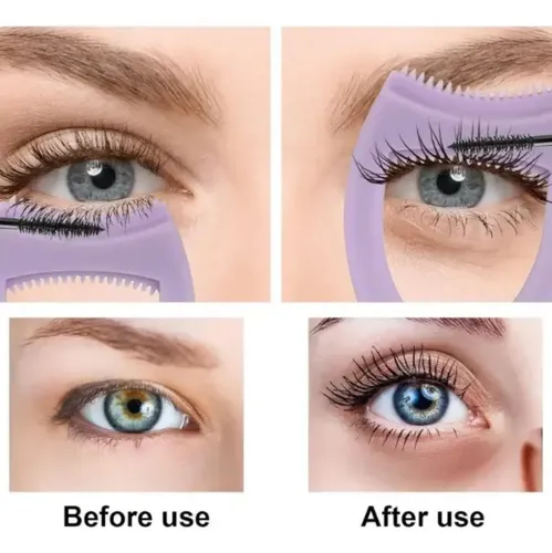 Plantilla Guía Maquillaje Ojos Delineado Pestañas Sombras