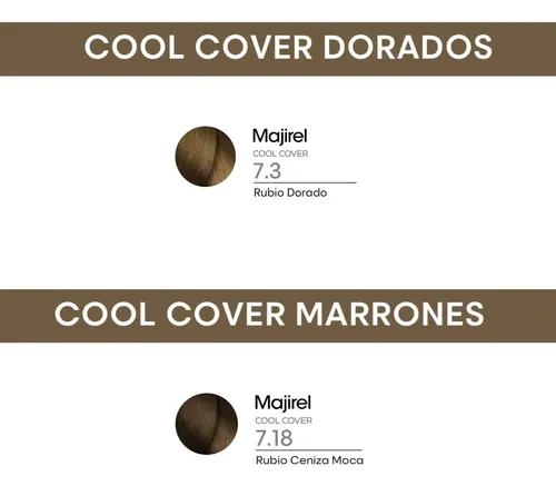 Tintura Loreal Majirel Cool Cover Coloración Pomo 60ml + Ox 4 – Castaño Cool Cover