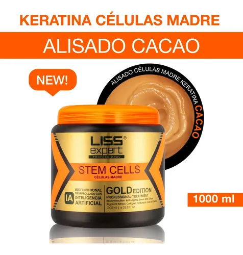 Alisado Células Madre Keratina Cacao Liss Expert 1000ml