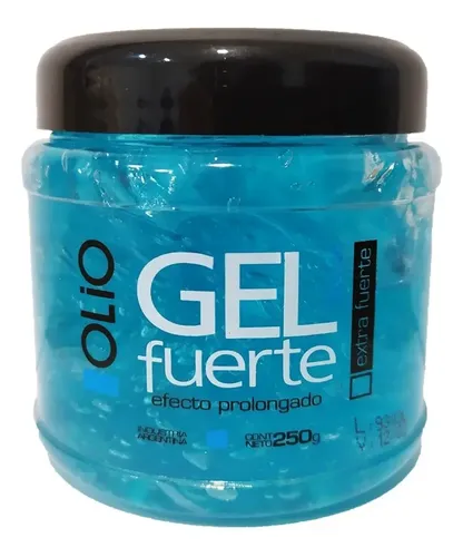 Gel Fuerte Cabello Peluquería Barbería Cabello Olio X 200gr