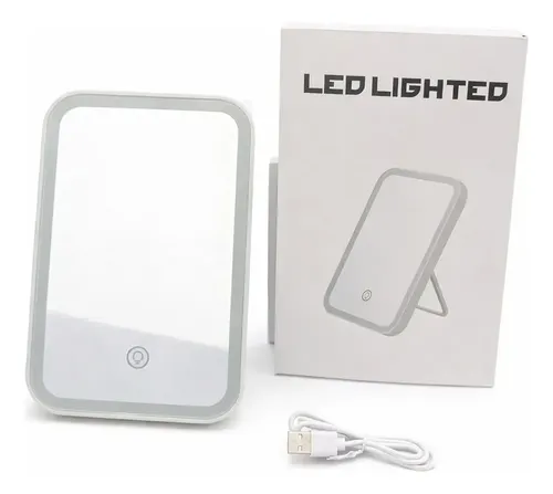 Espejo Para Maquillaje Con Luz Led Panel Touch