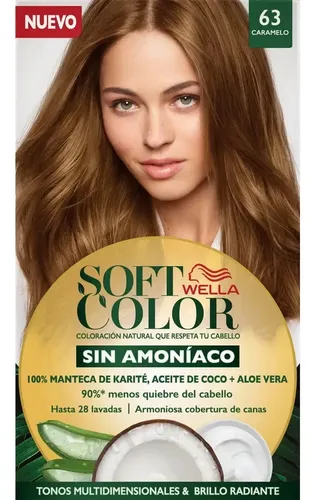 Tinte De Cabello Wella Soft Color 75ml Golden Caramel 63 Caramelo