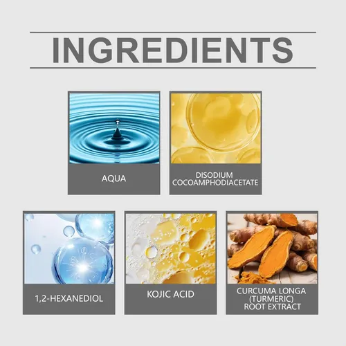 Almohadillas Limpiadoras Exfoliantes Con Cúrcuma Viareline,