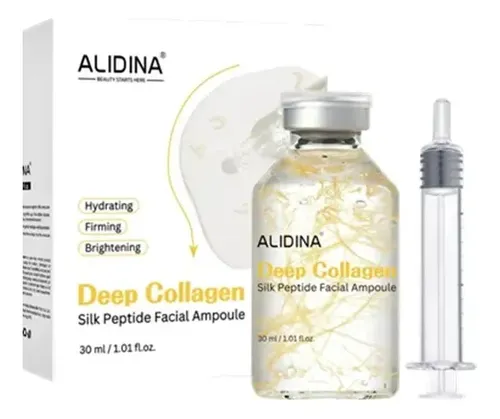 Alidina Ampula Intensiva Con Hilos Seda Colágeno Dorado 30ml