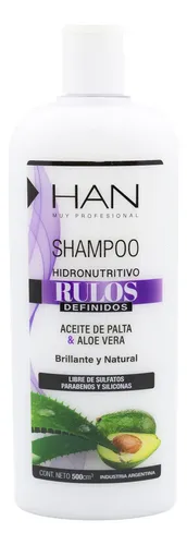Han Kit Rulos Shampoo Emulsion Mascara Crema Peinar Gel 6c Sh Acond Gel – Crema Peinar 200ml – Mascara 200ml