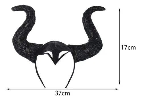 J- Diadema Con Cuernos De Halloween, Diadema Con ,