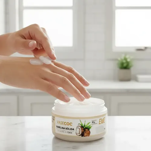 Vasecoc Ewe Vaselina Solida Con Aceite Puro De Coco 90g