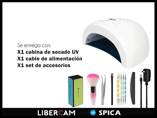 Cabina De Uñas 48w Profesiona Luz Led Secador Uv Manos Pies