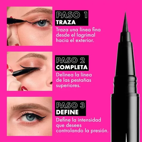 Nyx Epic Ink Liner Tono Negro Delineador Líquido Larga Durac