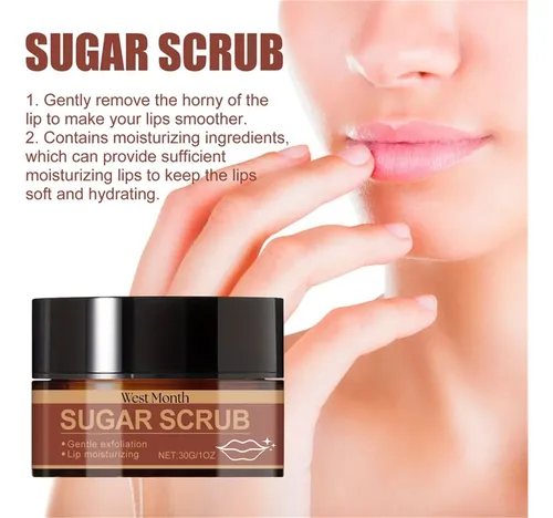 Exfoliante Blanqueador De Labios Para Opacar, Hidrata Y Redu