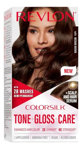 Revlon Colorsilk Tono + Brillo + Cuidado Demi Permanente …