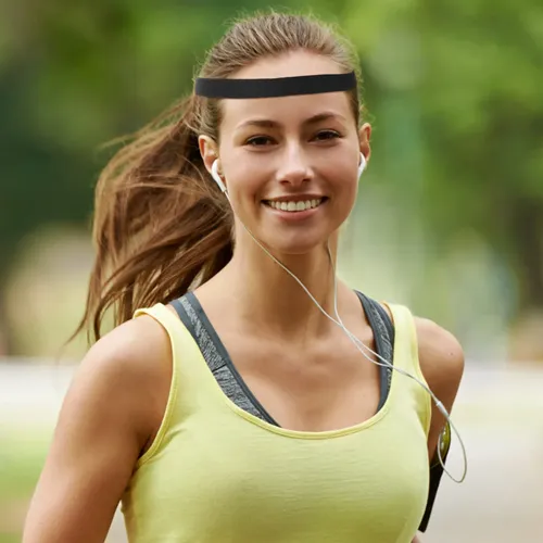2pcs Cintas Deportivas Elásticas Mujer Cintas Para El Pelo