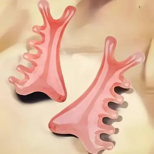 Set De 2/4/6 Piezas De Gua Sha Delfín – Resina Duradera 4 En