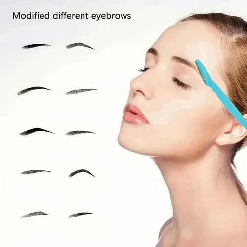 Q Maquinilla De Afeitar For Cejas, 12 Piezas, Desechable, M