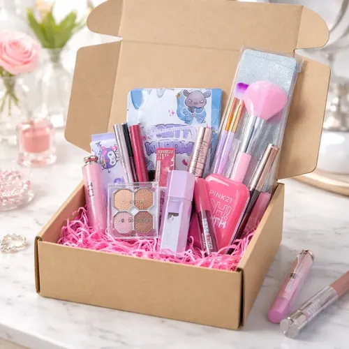 Combo Maquillaje Make Up Kit Completo Box 1 Premium