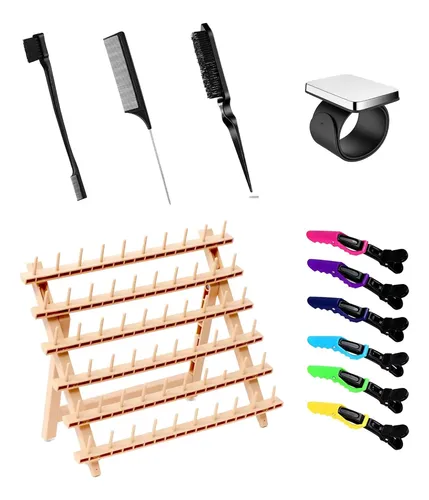 Soporte Para Trenzar Laflare Con Accesorios Para Cabello