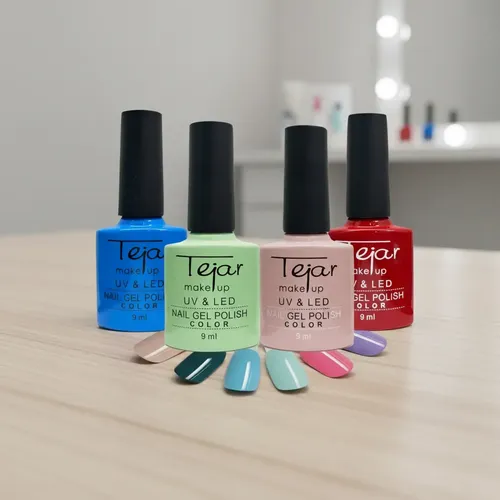 Esmalte Semipermanente Uv/ Led Tejar 9ml Pack X 4 Unidades