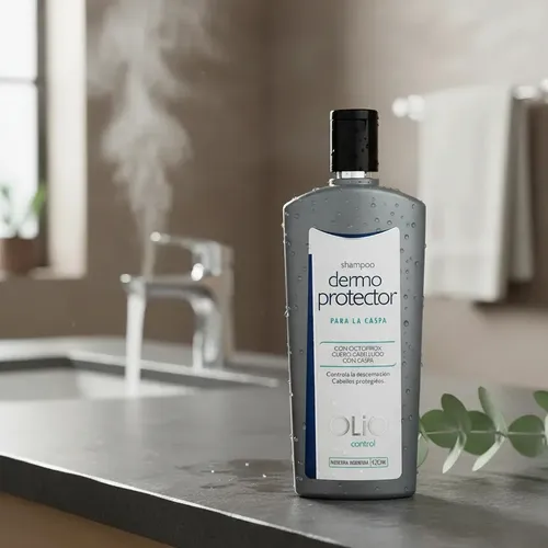 Shampoo Anticaspa Dermoprotector Olio 420ml Control Caspa Cuero Cabelludo Octopirox Hipoalergénico Dermatológicamente Testeado Tratamiento Anticaspa Uso Frecuente Cabello Saludable