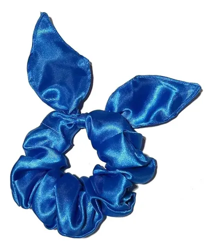 Scrunchies Con Orejas Pack X12 Accesorio Colita Para El Pelo