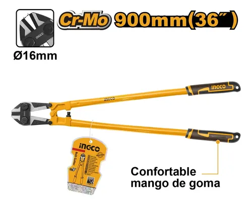 Alicate Corta Perno 36 Ingco Hbc0836