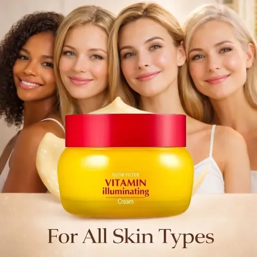 Cccrema Facial Con Vitamina C Glow Filter, Ilumina, Hidrata,