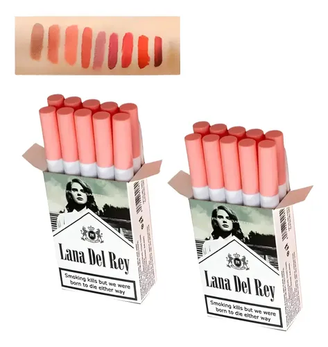 Labiales Lana Del Rey Juego De Lápiz Labial Mate 20pcs Set W