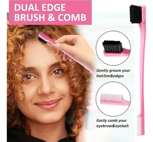 Kit De 10 Cepillos Y Peines Para Peinar Cabello Con Pinza