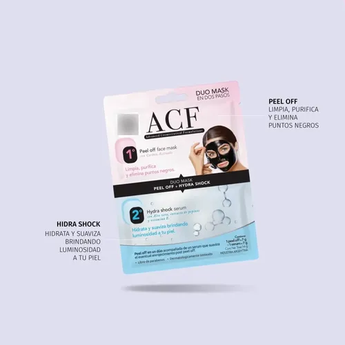Acf Máscara Facial Duo Peel Of 2x7gr