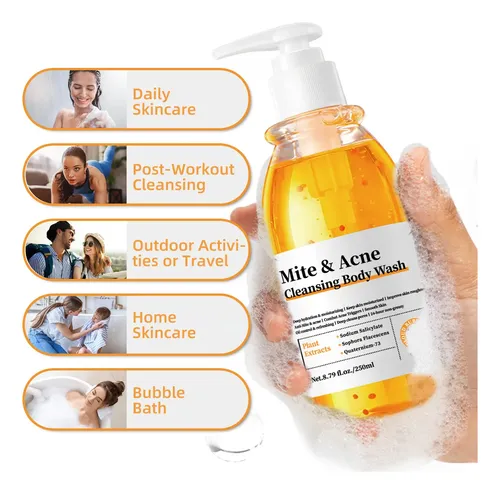 1 Jabón Líquido Corporal Antiacné 250ml Espalda