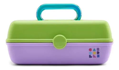 Organizador De Maquillaje Caboodles Pretty In Petite Rosa/na Color Neon Green Over Lilac