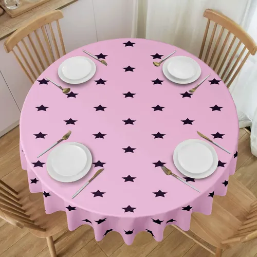 Mantel Rosa Con Forma De Pata De Animal {2dfat Print}, Pesta