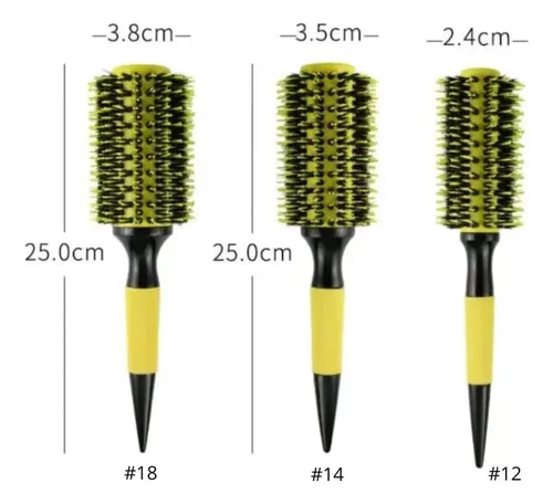 Cepillo Para Cabello Snake Beauty Pro Cerámico Con Cerdas De