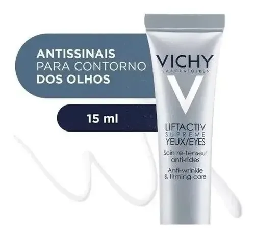 Crema Supreme Ojos Vichy Liftactiv para todo tipo de piel de 15mL