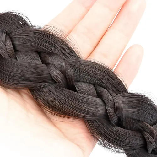 Diadema Trenzada Ancha For Mujer Con Dientes Y Pelo