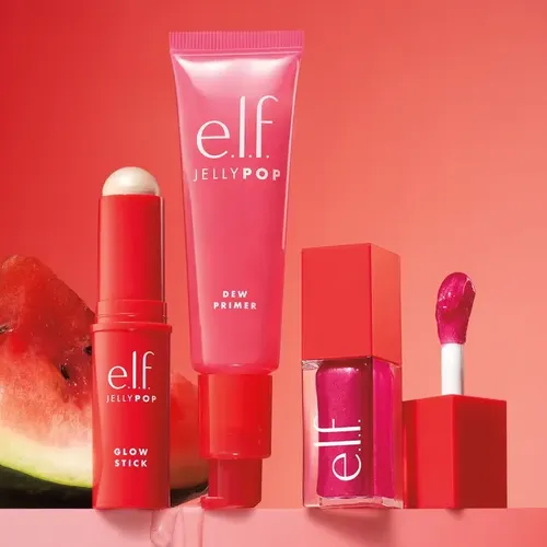 Elf Jelly Pop Glow Stick Iluminador En Barras Aroma Sandia Tono Del Maquillaje Dorado