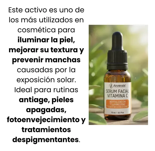 Vitamina C Líquida 10% 50c Arvensis, Luminosidad Brillo
