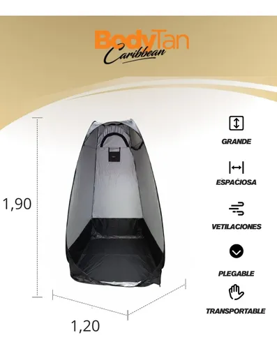 Bronceado Orgánico Kit Loción Equipo Carpa Bodytan Caribbean