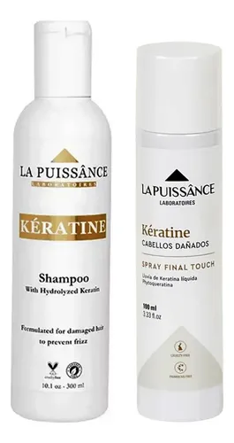 La Puissance Keratina Shampoo 300ml +spray Final Touch 100ml