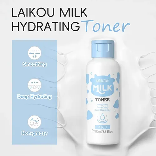 Tónico Hidratante Con Leche Nutritiva Laikou, 100 Ml;