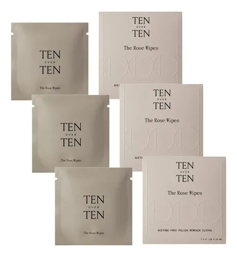 Toallitasremovedoresmalte Tenoverten Rose (3 Cajas, 18