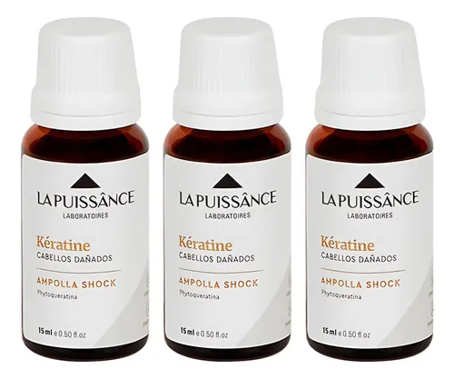 La Puissance X3 Keratine Ampolla Shock Reparadora Pelo Local