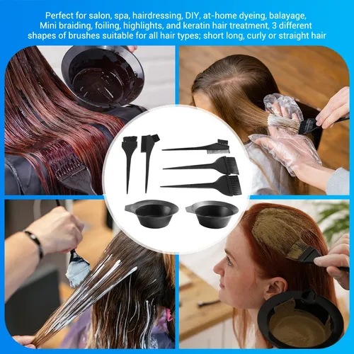 Set De Tintes Y Cuencos Para Teñir El Cabello, Hair Color Mi