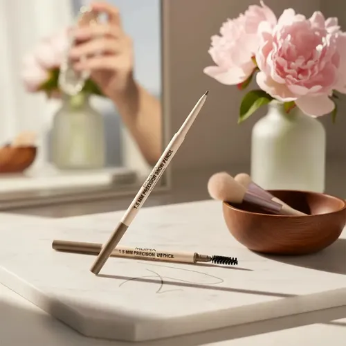 Lápiz Retráctil Para Ceja Precision Brow Pencil Moira 001 Taupe